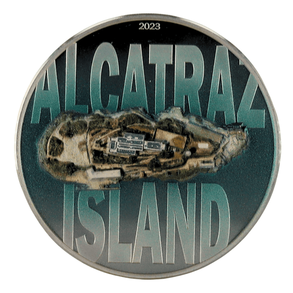 3 oz Silver 2023 Alcatraz Island - Cook Islands Mint $20 Coin