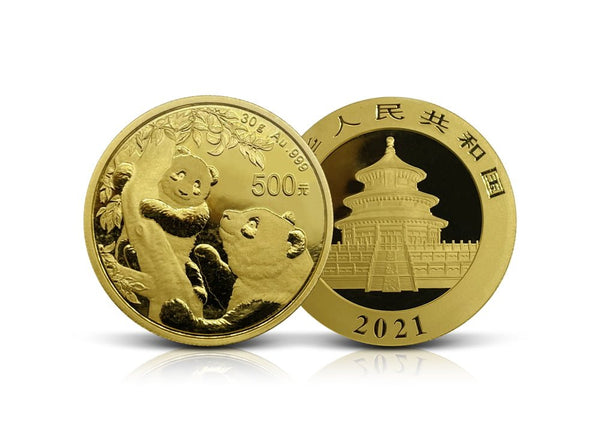 30 g Gold Chinese Panda 2021 Coin 999