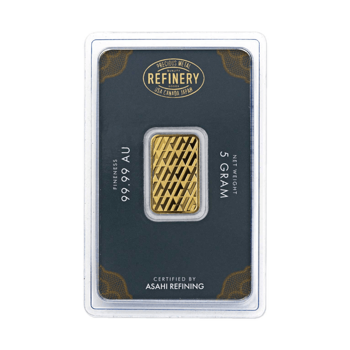 5 g Asahi Gold Bar – Express Gold Refining