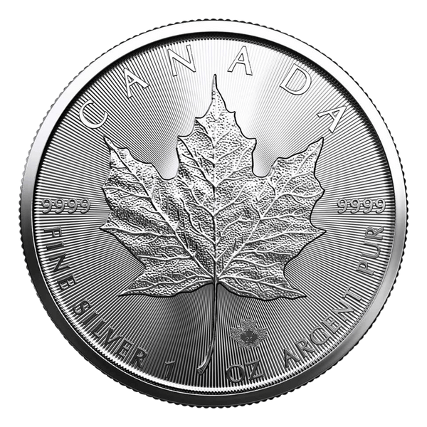1 oz Silver Maple Leaf 99.99% - RCM (Random Year)