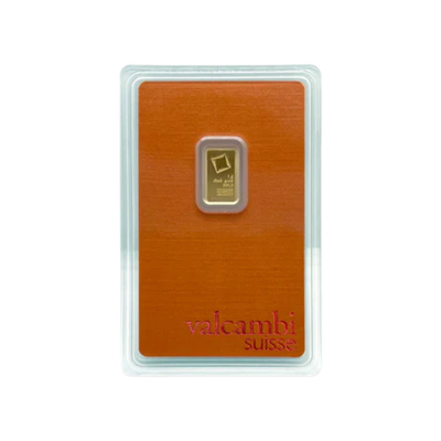 1 g Gold Valcambi Suisse Bar 9999