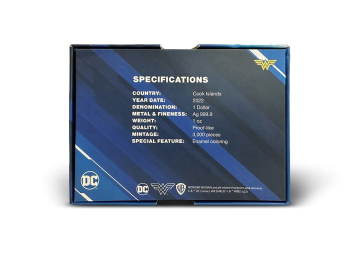 Wonder Woman - Box back