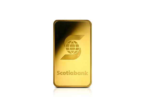 5 oz Gold Scotiabank Bar 99.99%