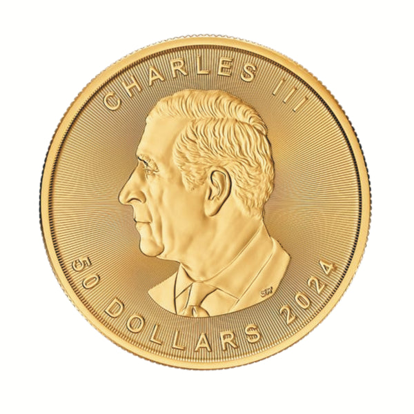 1 oz Gold 2024 Maple Leaf Coin 99.99%