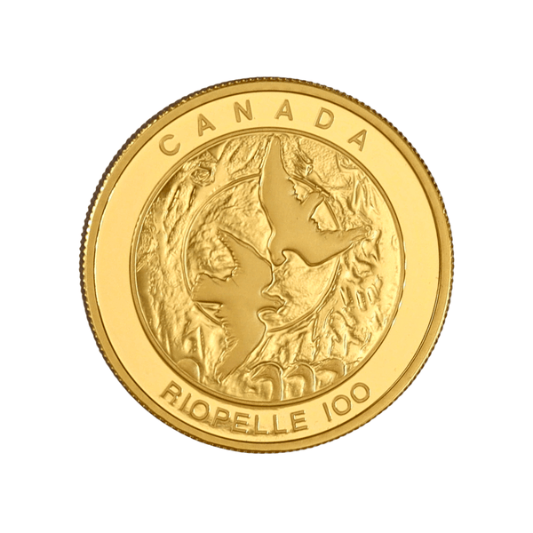 1 oz Gold 2023 100th Anniversary of the Birth of Jean Paul Riopelle Gold Coin