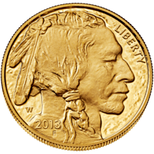 1 oz Gold American Buffalo coin(Random year) 99.99%