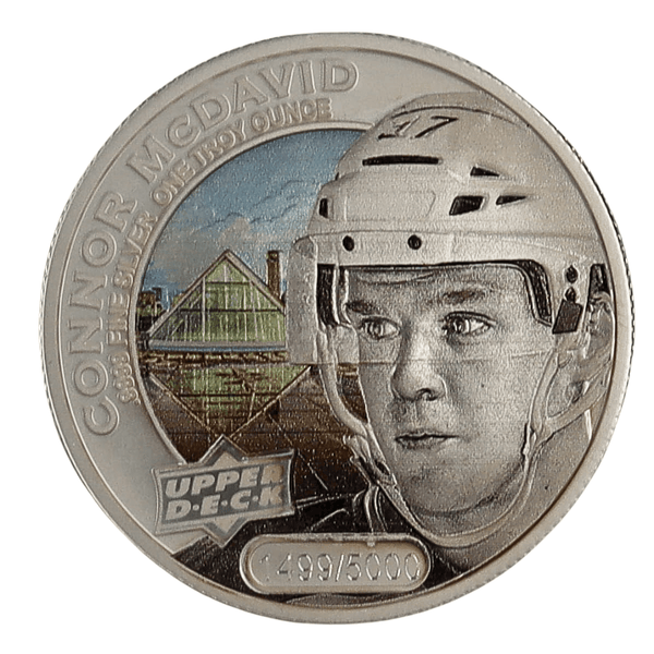 2017 Grandeur Hockey Coins Complete Base Set Colored - 20 oz Silver