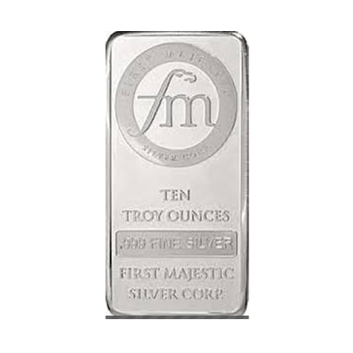 10 oz Silver Bar First Majestic