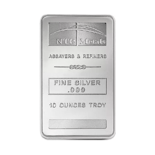 10 oz Silver NTR Bar 99.9