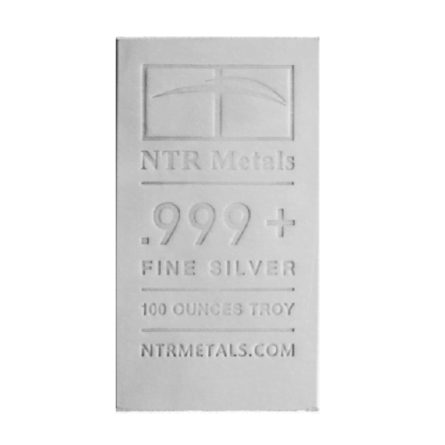100 oz Silver NTR Bar