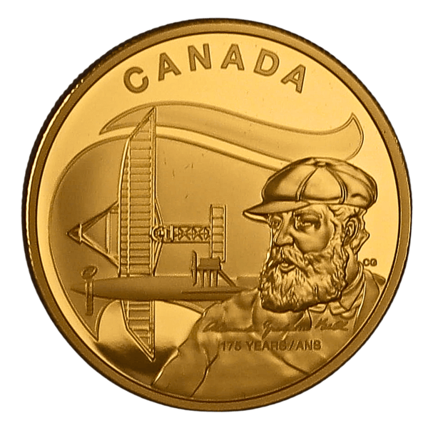 1 oz Gold 2022 $200 175th Anniversary of the Birth of Alexander Graham Bell Coin