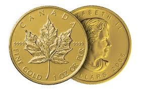 1 oz Gold Maple Leaf Coin 99.99% Random Years